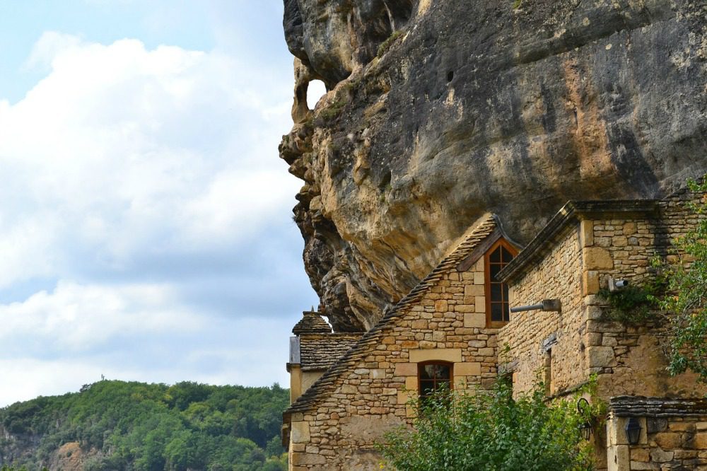 La Roque Gageac, troglogyte, Dordogne